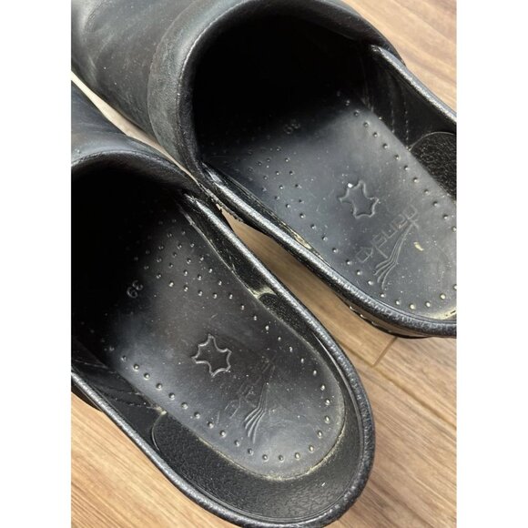 Dansko Professional Clogs Matte Black Size 39 Workplace Medical Comfort Women’s - Picture 3 of 9